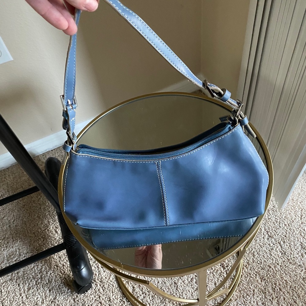 Nine West Blue Purse - Picture 3 of 4